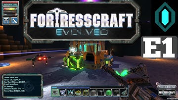 Lets Play Fortresscraft Evolved! E1, getting started