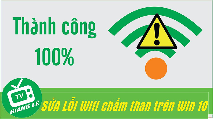 Khắc phục lỗi chấm than wifi trên win 10