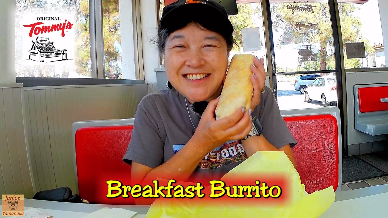 Breakfast Burrito at Original Tommy's #2022summertimeeats # ...