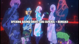 Opening Akudama Drive: Sub español + Romanji :D