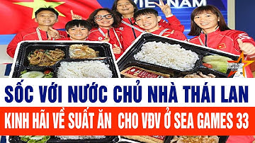 Sốc với nước chủ nhà Thái Lan, kinh hãi về suất ăn  cho VĐV ở SEA Games 33