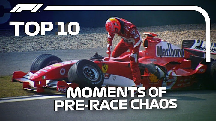 Top 10 Moments of Pre-Race Chaos
