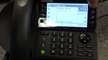ShoreTel Tutorial: Hold/Transfer