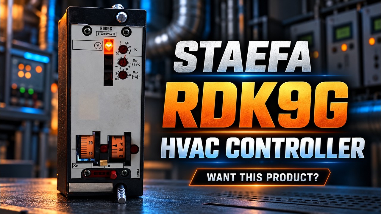 Control Unit Work Staefa RDK9G SCS-KLIMO Controller Module 24V 40VA | HVAC Control Unit ...