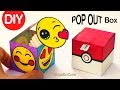 How to Make a Pop Out Surprise Box Toy | Jack in the Box