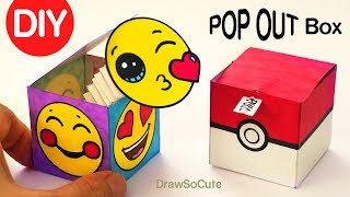Follow along to learn how to make this DIY Pop Out Surprise Box Toy step by step EASY. This cute, fun craft project was inspired by 