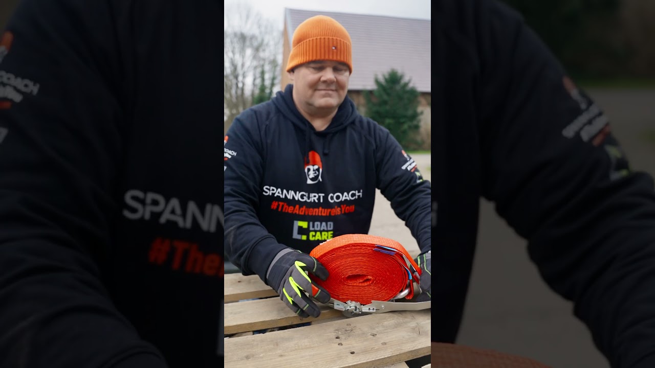 Brilliant Tie-Down Strap Hack: Say Goodbye to Chaos! 🔥🧹 | Spanngurtcoach | LOADCARE