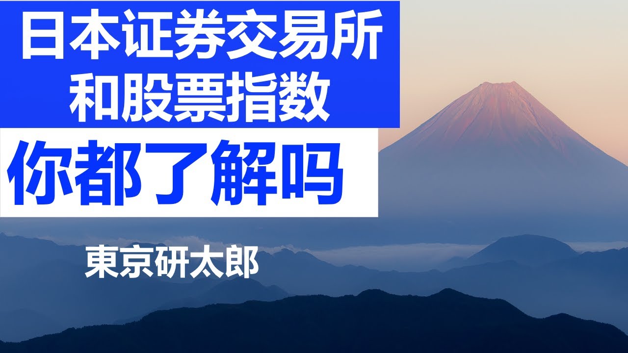 (43) 关于日本的证券交易所和日本股票指数，你都了解吗