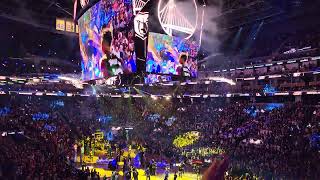 Dubs vs Memphis Game 4 Western SemiFinals intros Section 24