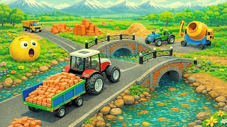 Rc Tractor Fun Rc Tractor Trolli Loading Bricks For Fun Construction Project