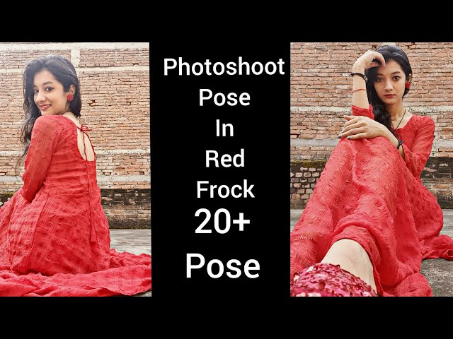 photo poses for girls in short frocks | short frock photoshoot poses ideas  for girls | | Short frocks, Short frock, Girl poses