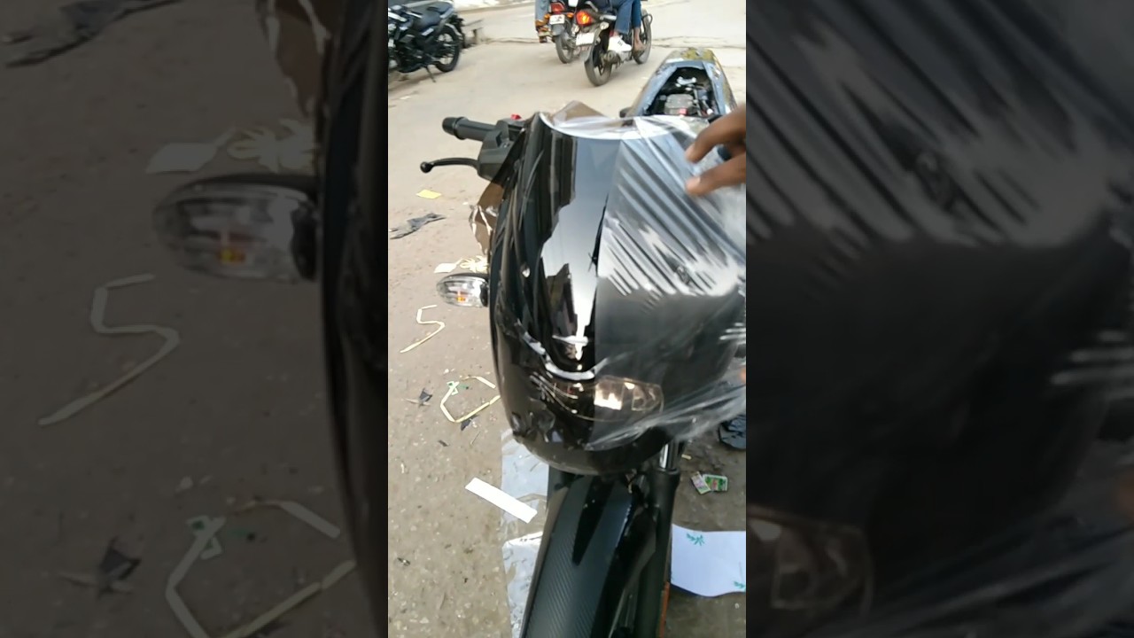 new trending Pulsar bike black smoke lamination install visit 