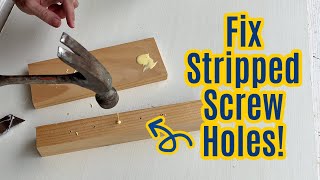 8 Ways To Fill A Screw Hole So It Can Be Redrilled (How To Fix Stripped Screw Holes To Use Again)