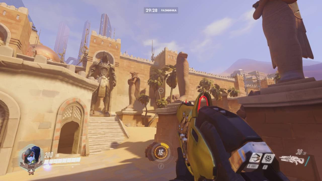 Overwatch - Map tricks "Temple of Anubis"