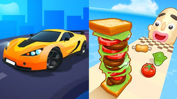 Race Master 3D /Sandwich Runner - Gameplay Walkthrough Part 1 All Levels (Android, iOS)