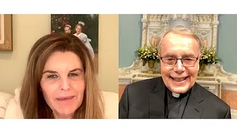 Maria Shriver on Instagram Live Stream with Msgr. ...