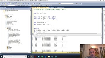 SQL Development Offset Fetch Pagination Example