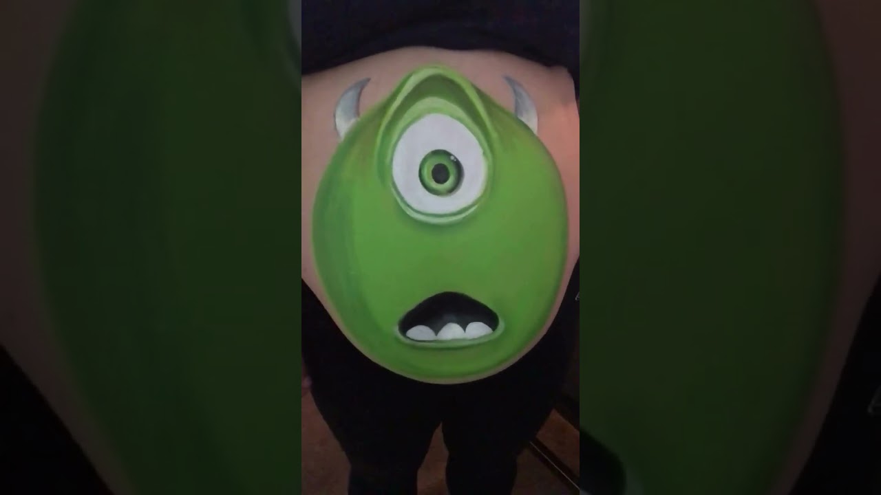 Bellypainting 💚🤰🏻 