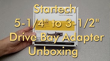 Startech 5-1/4" to 3-1/2" Drive Bay Adapter - Unboxing / Review - BrendaEM