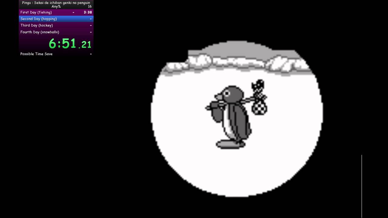 Pingu : Sekai de ichiban genki na penguin Any% PB 