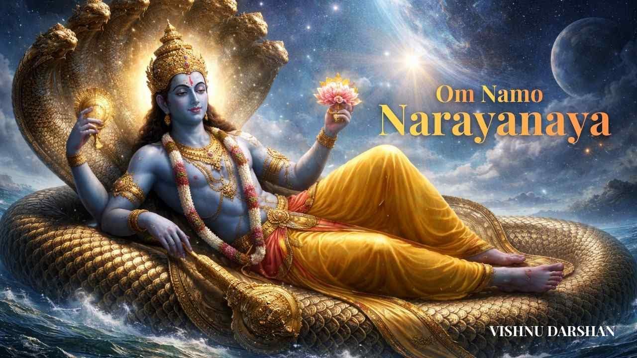 Om Namo Narayanaya | Lord Vishnu Divine Darshan | Peaceful Bhakti Meditation