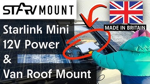 Permanent 12V STARLINK MINI campervan install: MUST HAVE UPGRADE