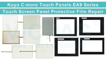 KOYO C-more EA9 Series Front Overlay Touch Screen HMI Replacement Repair