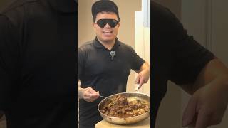 La mejor comida casera salvadoreña.Carne guisada