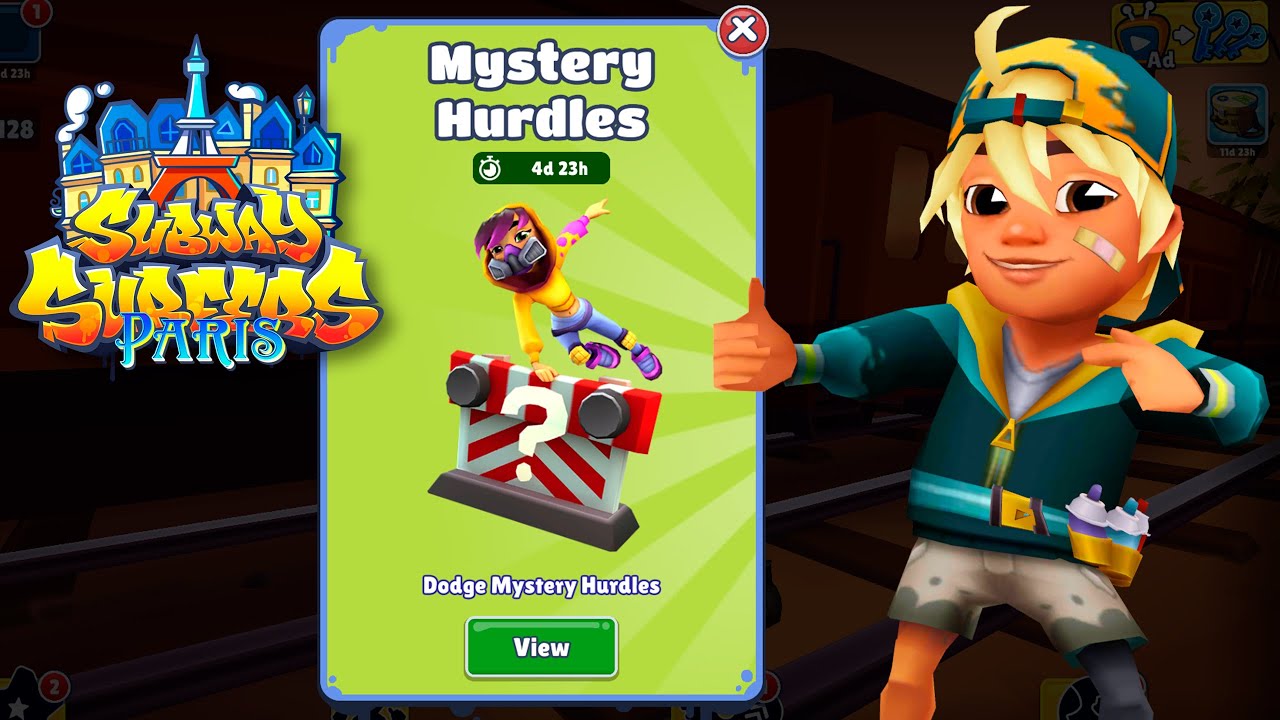 Check out Mystery Hurdles in the event tab in-game now! #subwaysurfers