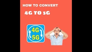 || How to convert 4G to 5G || Mobile trick to convert 5G Prank