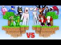 Mikey Family vs JJ Family Mob ISLAND Survival Battle in Minecraft (Maizen)