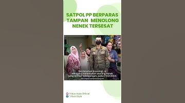 Viral Kisah Satpol PP Berparas Tampan yang Menolong Seorang Nenek yang Tersesat