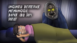 Nenek Setan - Selalu Memaksaku Ikut ke Kuburan #HORORMISTERI | Kartun Hantu Nenek, Animasi Horor