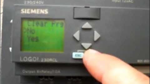 How to program siemens logo