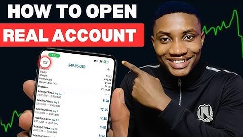 How to Open A Real DERIV Account On MetaTrader 5