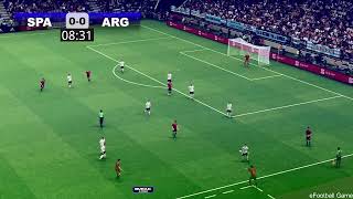İSPANYA - ARJANTİN | eFootball 21 Türkçe Oyun