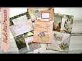 Vintage Aesthetic Mail Art Process | Ephemera Pocket Card | Snail Mail