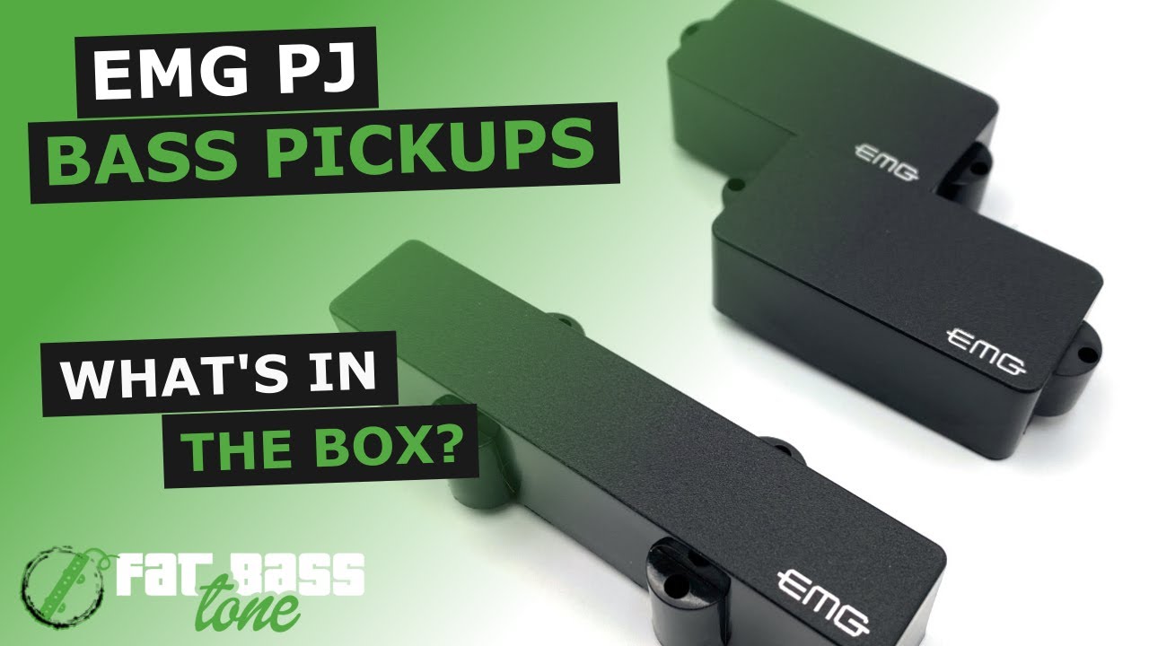 EMG PJ 4 String PJ Bass® Pickup Set: What’s In The Box (A Close-Up Look