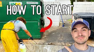 How To Start A Dumpster Pad Cleaning Business (Step By Step)