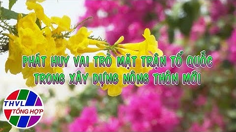 Nông thôn ngày nay: Phát huy vai trò Mặt trận Tổ quốc trong xây dựng nông thôn mới