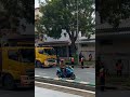 Street cleaning day in Bangkok