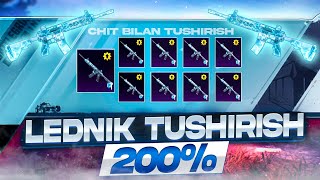 🥶LEDNIK TUSHIRISH SIRI |😱 AKKAUNTIZGA LEDNIK TUSHIRIB OLISH 100%🔥 PUBG MOBILE!!!