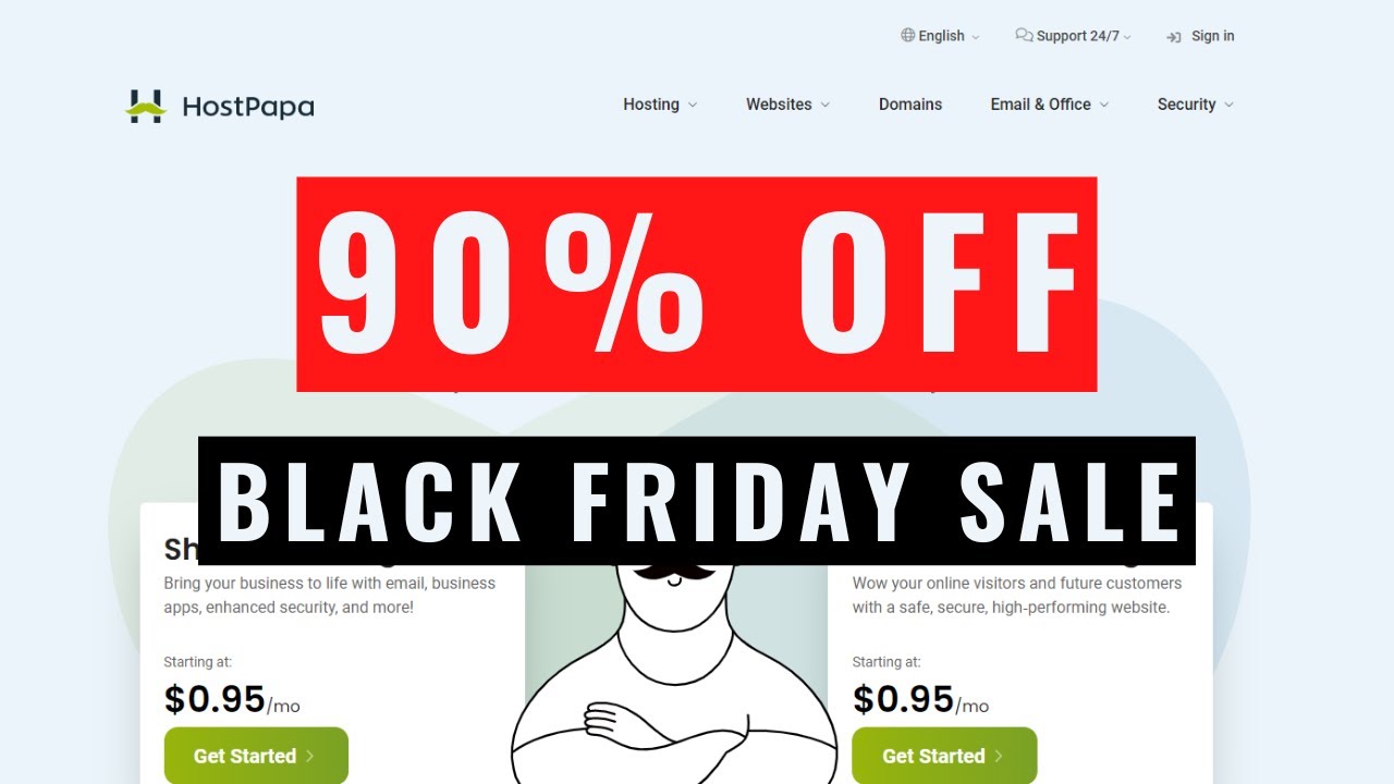 90% OFF On Hosting (Only $0.95/mo.) - HostPapa Black Friday & Cyber Monday Offer 2025