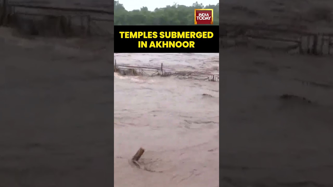 Akhnoor, J&K | Chenab River Floods Jia Pota Ghat  