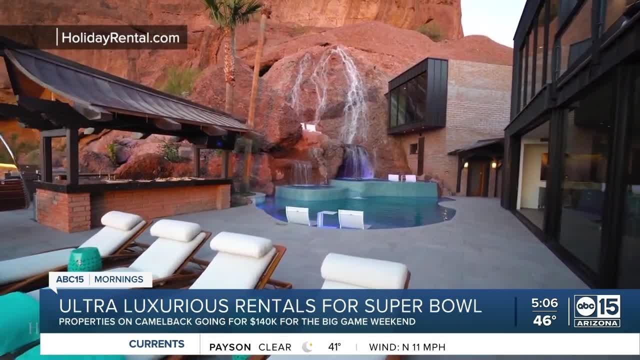 View of Ultra luxurious rentals for Super Bowl week - YouTube