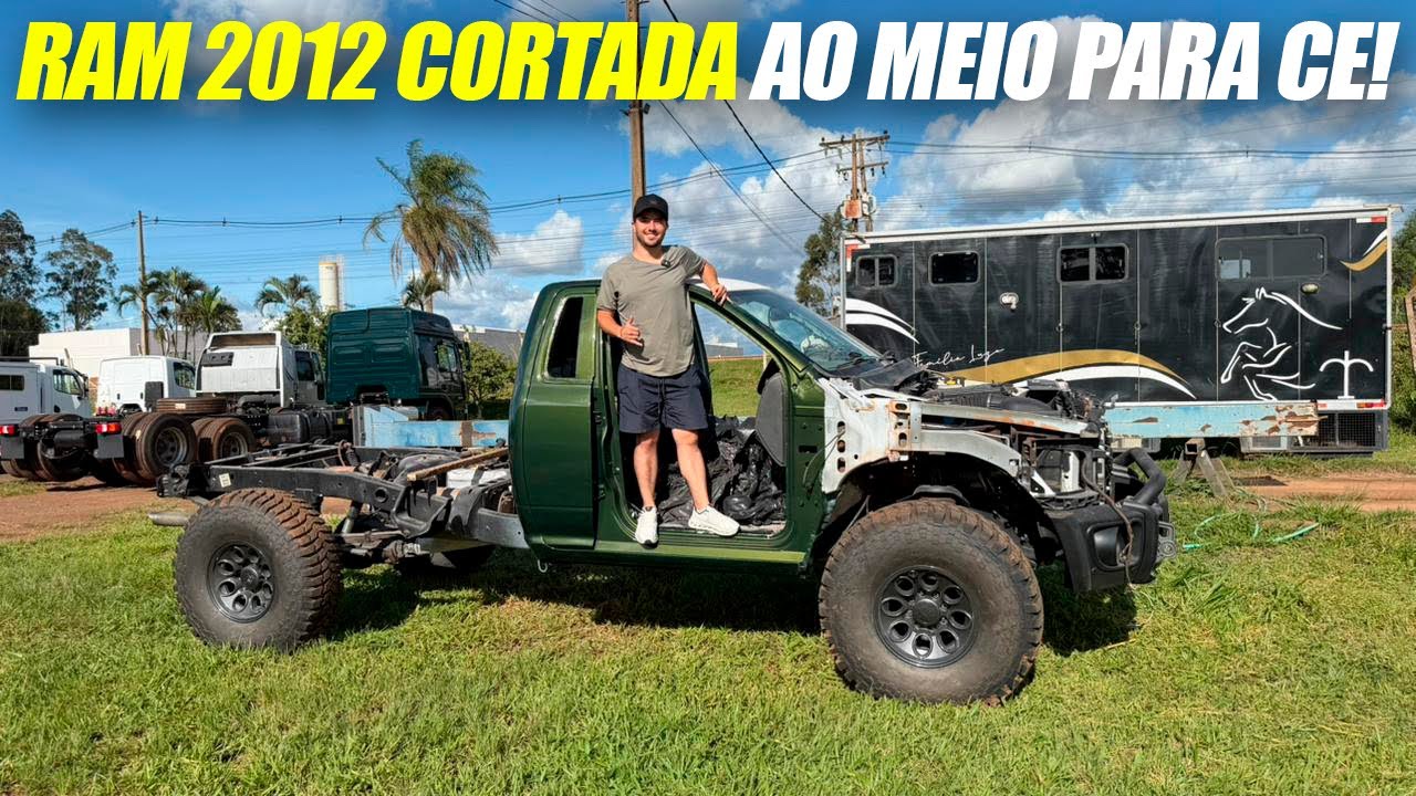 PROJETO DOS SONHOS!! RAM 2012 CABINE ESTENDIDA MONTANDO FLATBED!