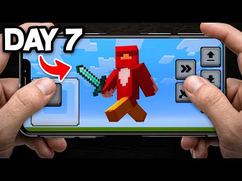 I Trained Minecraft Mobile for 7 Days...