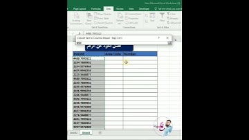 طريقة فصل كود المحافظة عن الرقم على اكسيل #excel #اتعلم_بسهولة_ahmed_sobhy #office
