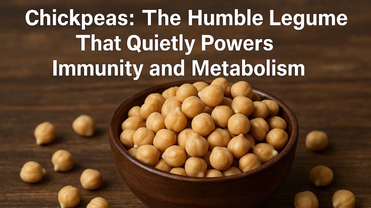 From Hummus to Curry: How Chickpeas Balance Blood Sugar and Boost Immunity