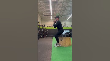 Goblet box squat